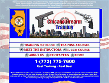 Tablet Screenshot of chicagofirearminstructors.com